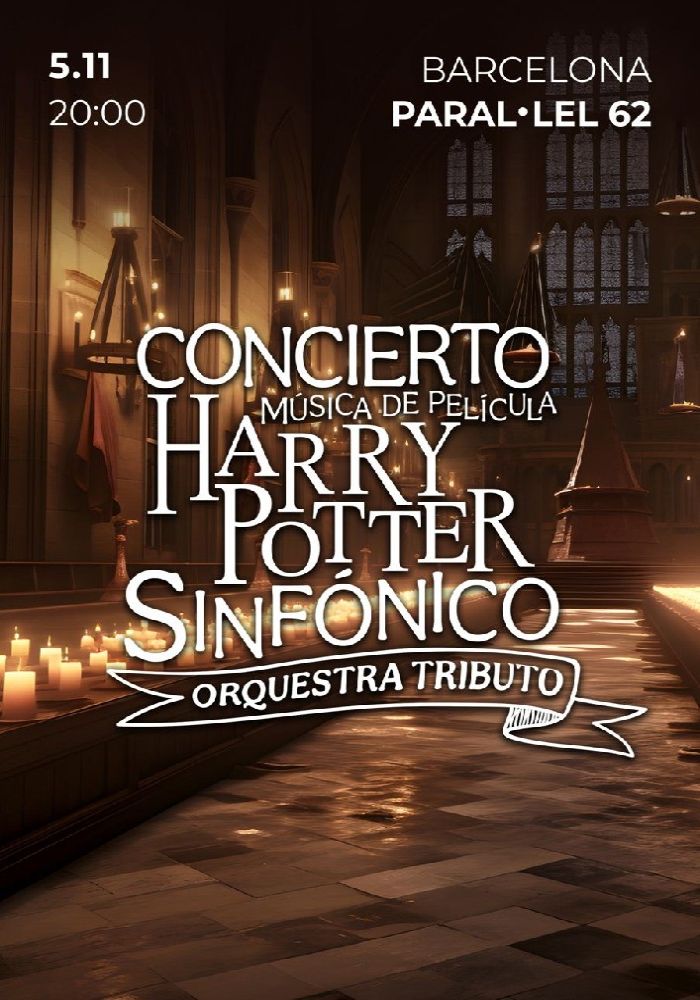 Concierto Musica de Película Harry Potter Siñfónico Orquestra Tributo