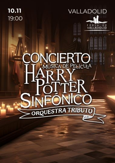 Concierto Musica de Película Harry Potter Siñfónico Orquestra Tributo