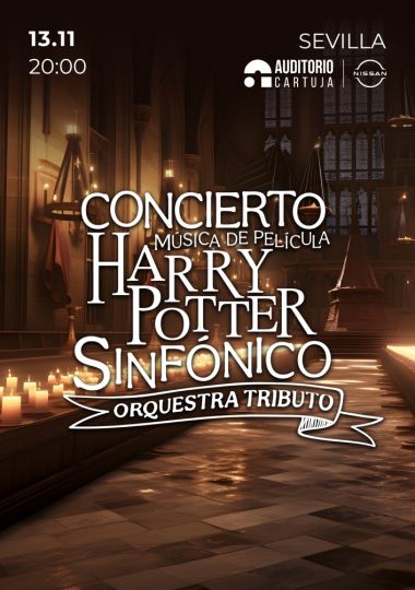 Concierto Musica de Película Harry Potter Siñfónico Orquestra Tributo