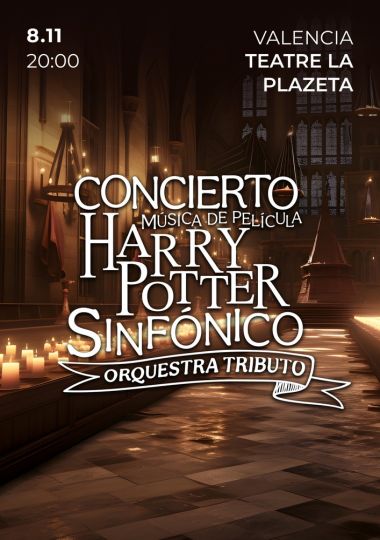 Concierto Musica de Película Harry Potter Siñfónico Orquestra Tributo