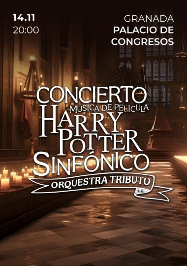 Concierto Musica de Película Harry Potter Siñfónico Orquestra Tributo